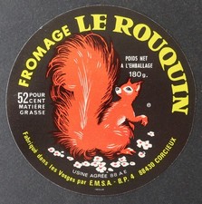 Etiquette fromage LE ROUQUIN