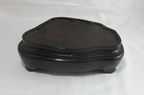 Ancien socle bois - bois, chinois