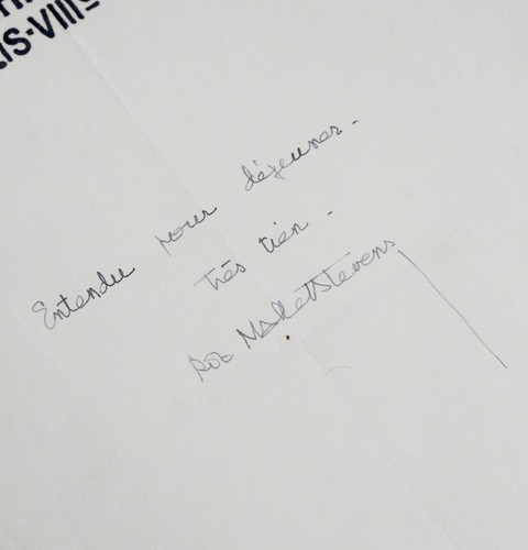 Rare beau document - et,