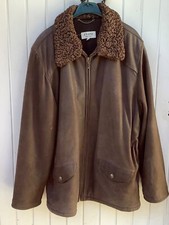 Veste pour homme mi longue en cuir -  Taille L