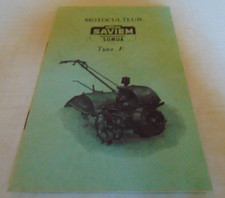 Notice d entretien et de conduite  MOTOCULTEUR type F SOMUA SAVIEM