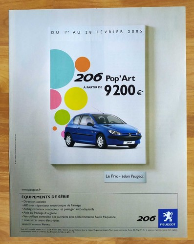 Publicité papier voiture - papier,