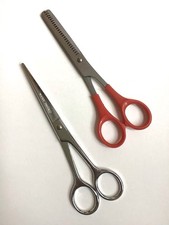 CISEAUX DE COIFFEUR (LOT 2 PAIRES) COIFFURE CHEVEUX NOGENT INOX COIFFEUR SPÉCIAL