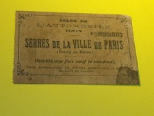 INTROUVABLE ! !  TICKET D