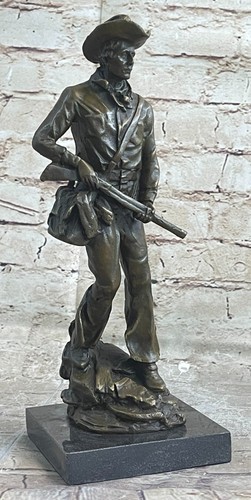 Bronze sculpture western - bronze,