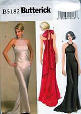 ??✂5182 PATRON BUTTERICK CREATION ROBE DRAPEE CROISEE ET SA TRAINE  34 AU 48