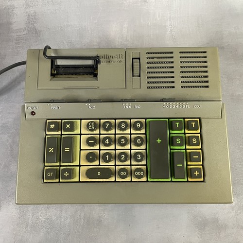 Calculatrice vintage olivetti - calculatrice,
