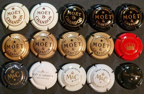 Lot lettre moet - -, chandon