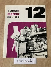 Moteur berliet cylindres - berliet, 6