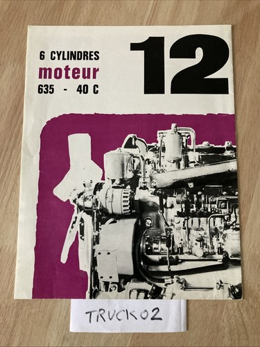Moteur berliet cylindres - berliet,