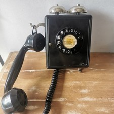 Ancien Téléphone Mural Bakelite Modèle Allemand / Réf A359