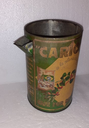Ancienne boite avec verseur - ancienne,