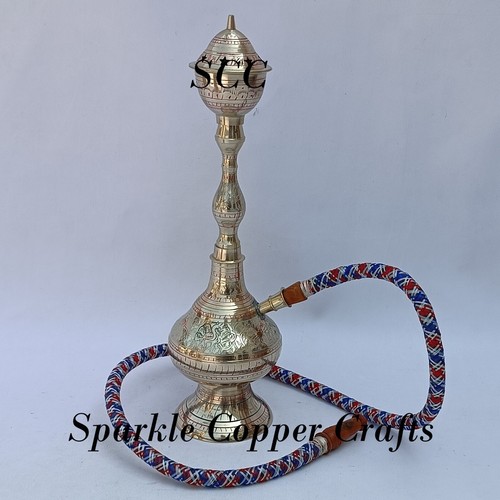 Hookah décoratif laiton - en,