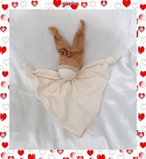 Doudou Peluche Lutin Plat Ecru