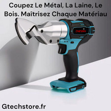 Outil De Coupe 800 W Pour Métal, Laine, Bois, Ciseaux Électriques Sans Fil 18V