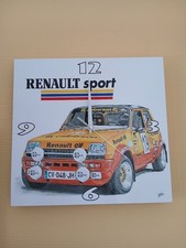 Horloge murale Renault 5 Alpine Turbo Calberson