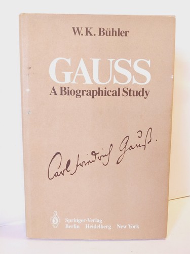 Gauss biographical study by - gauss,