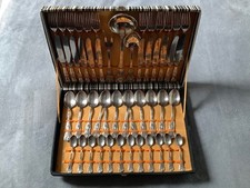 Ancienne Ménagère de Couverts Poinçon Achille Princet Style Louis XV Rocaille