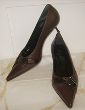 @ Superbes escarpins PERLATO en cuir , T 39 , comme NEUFS, val 72€ ! @