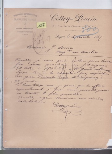 Facture courrier ets cottey - courrier,