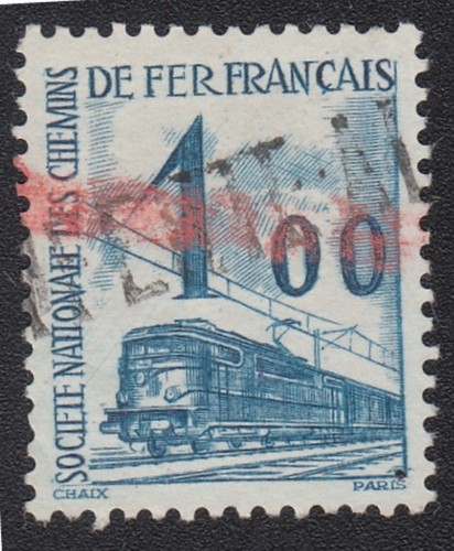Timbre france 1960 sncf petit - france,