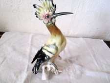 OISEAU HUPPE EN PORCELAINE