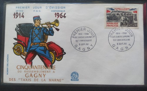 Enveloppe premier jour timbre - premier,
