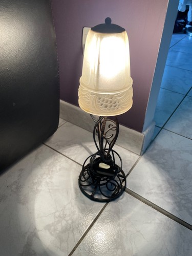 Lampe ancienne fer forgé - , art