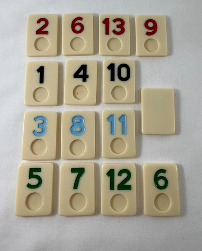 Rummikub rummy game tiles - rummikub, rummy-o