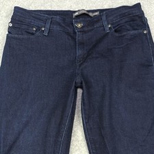 Levis Strauss Femmes Jeans Moulant W32 L33 (Étiquette : W29 L34) Bleu Demi-Curve