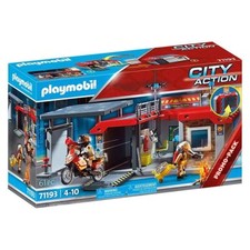 PLAYMOBIL Action de la Ville: Caserne de Pompiers - 71193