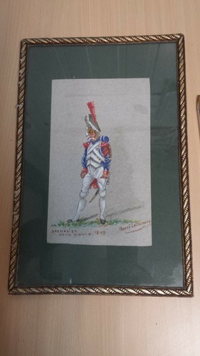 Ancien dessin couleur