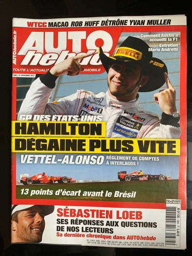 Auto hebdo 2012 gp - hebdo, des