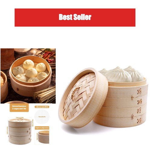 Cuiseur vapeur bambou - cuiseur, en
