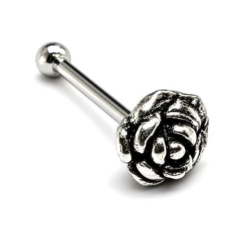 Piercing fleur bout boule