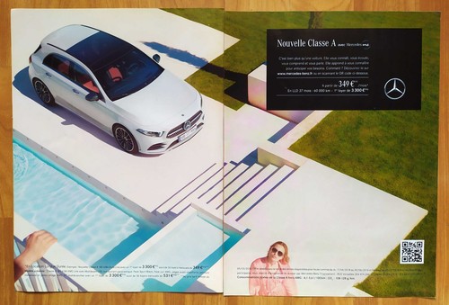Publicité papier voiture - -,