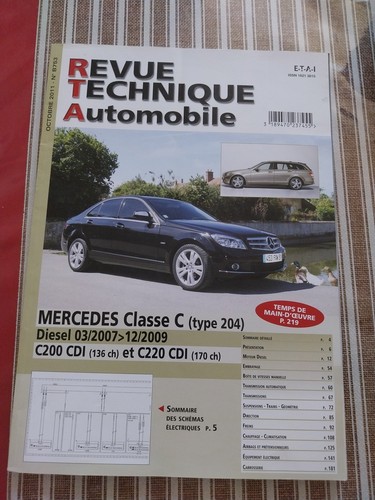 Revue technique mercedes 200 - technique, c
