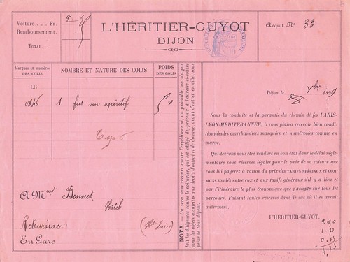 Dijon negociant heritier - negociant, l