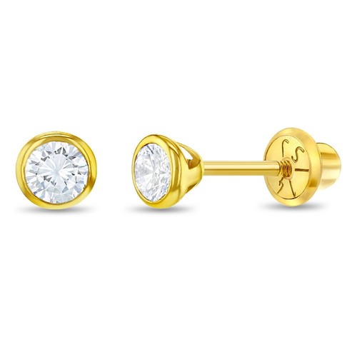 14k jaune mini biseau - 14k, or