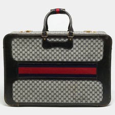 Valise malle Gucci marron