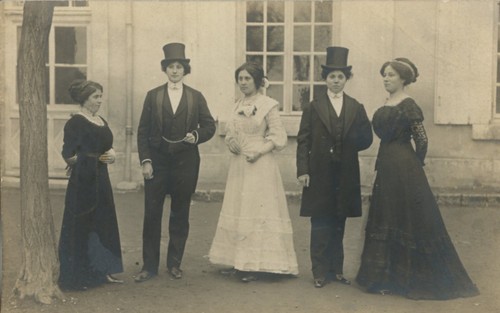 Carte photo 1900 cross - 1900,