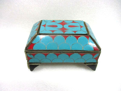 Ancien coffret bijoux - à,