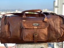 Homme Cuir Rétro Vintage