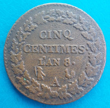 5 centimes Dupré an 8/5 A