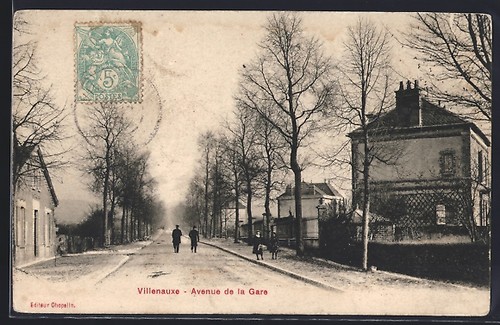 Cpa villenauxe avenue la - cpa,