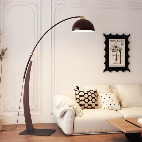 Luxury led floor lamp - floor, wood