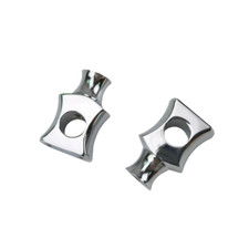 Montant de guidon chromé de