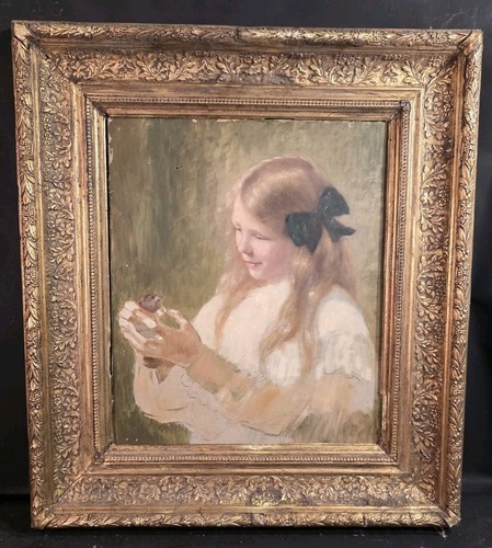 Tableau ancien huile sur - , toile