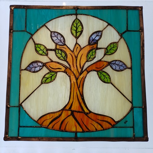 Vitrail original arbre vie - original,