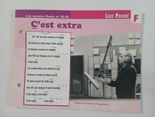 CARTE FICHE - LEO FERRE C'est